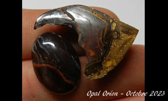 2 OPALES BOULDER MATRICE ORIGINAL