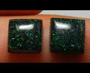 SQUARE BLACK OPAL ANDAMOOKA AUSTRALIA