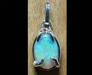 PENDENTIF BIJOU ARGENT & OPALE AUSTRALIE