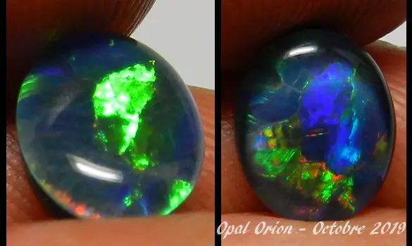 OVAL OPAL TRIPLET 10x8mm AUSTRALIA