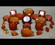 OPALES DE FEU FACETTEES MEXIQUE