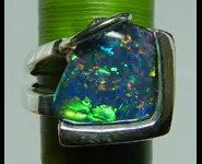 SILVER 925 RING & AUSTRALIAN OPAL