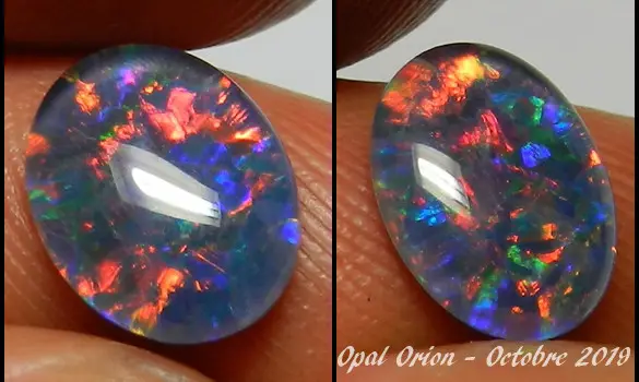 OVAL OPAL TRIPLET 10x8mm AUSTRALIA