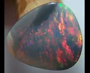 SOLID BLACK OPAL 0.60CT L. Ridge
