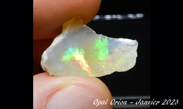 Hydrophane opal from Ethiopia