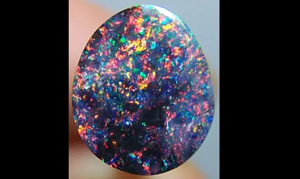 SOLID BLACK OPAL 1.65CT L. Ridge