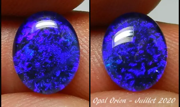 OVAL OPAL TRIPLET 10x8mm AUSTRALIA