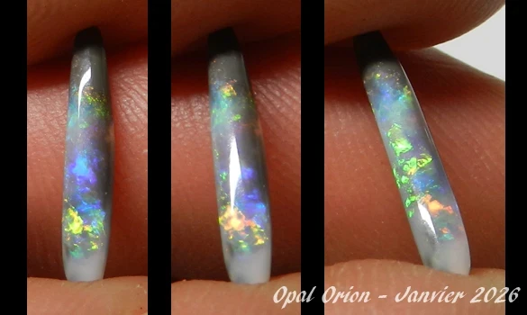 OPALE NOIRE 0.60 CT PIERRE AUSTRALIE