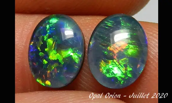 OVAL OPALS TRIPLET 10X8 mm AUSTRALIA