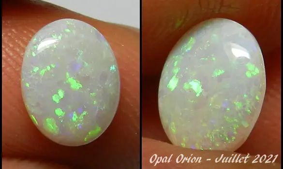 WHITE OPAL 0.90 CT AUSTRALIA L. RIDGE