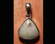 PENDENTIF ARGENT 925 PIERRE AUSTRALIE