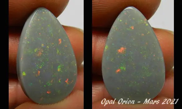 DARK OPAL 10.25 CT AUSTRALIA L. RIDGE