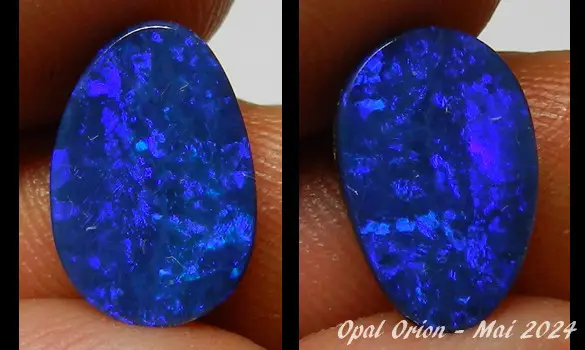 OPALE DOUBLET BLEUE AUSTRALIE
