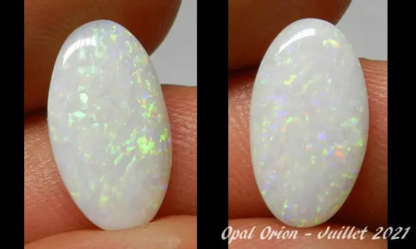 WHITE OPAL 1.95 CT AUSTRALIA C PEDY