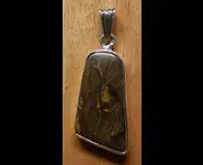 PENDENTIF ARGENT & PIERRE OPALE BOULDER
