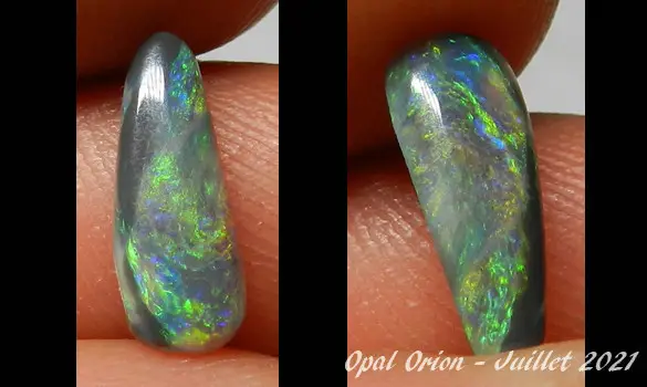 OPALE NOIRE 0.60 CT PIERRE AUSTRALIE