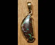 PENDENTIF OPALE BOULDER OR AUSTRALIE