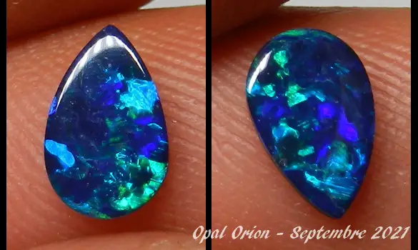 OPALE DOUBLET TAILLE POIRE AUSTRALIE