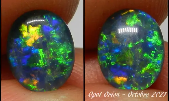 OVAL OPAL TRIPLET 10x8mm AUSTRALIA