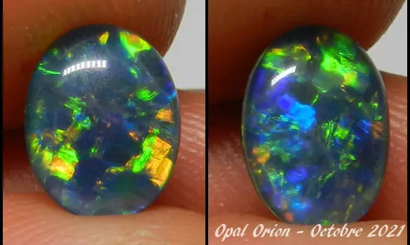 OVAL OPAL TRIPLET 10x8mm AUSTRALIA