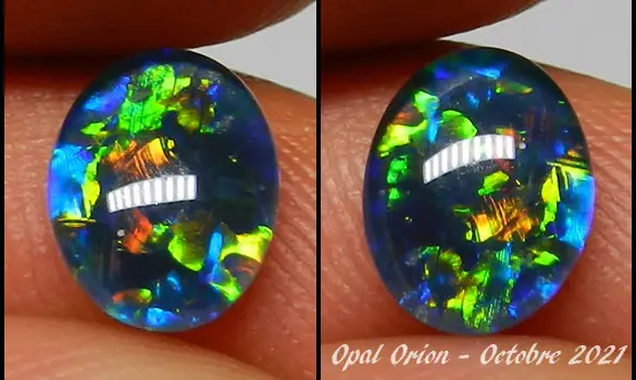 OVAL OPAL TRIPLET 9x7mm AUSTRALIA