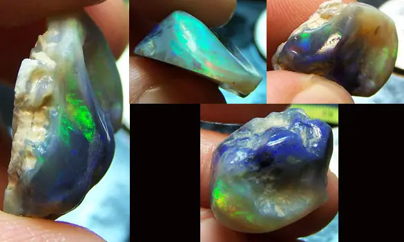ROUGH BLACK OPAL 19 CT LIGHTNING RIDGE