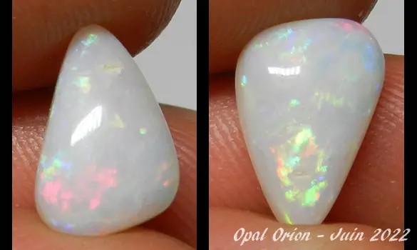 OPALE BLANCHE 2.60 CT MINE AUSTRALIENNE