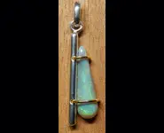 SILVER 925 PENDANT & AUSTRALIAN OPAL