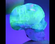 CRANE DE CRISTAL OPALE HYALITE FLUO