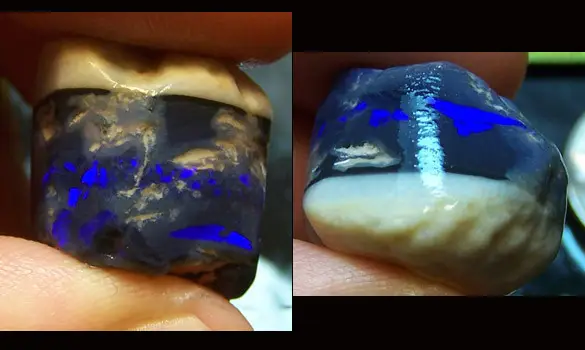 OPALE NOIRE BRUTE 35 CT AUSTRALIE