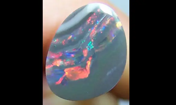 SOLID BLACK OPAL 1.20CT L. Ridge