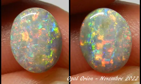 OPALE NOBLE AUSTRALIE REFLET ROUGE