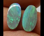 PAIRE OPALES PIERRES AUSTRALIE 3.40 CT