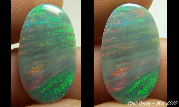 SOLID BLACK OPAL 7.20CT L. Ridge