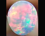SOLID BLACK OPAL 0.30CT L. Ridge