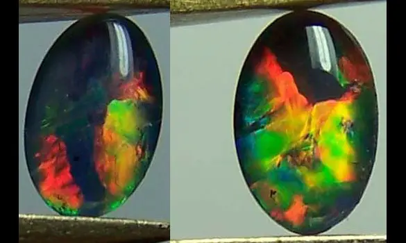 2 OPALES TRIPLET 6x4mm COOBER PEDY