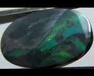 SOLID BLACK OPAL 7.35 CT AUSTRALIA
