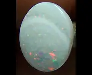 SOLID WHITE OPAL 0.95 CT AUSTRALIA