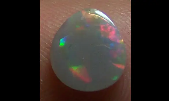 SOLID BLACK OPAL 1.10 CT AUSTRALIA