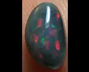 SOLID BLACK OPAL 0.85 CT AUSTRALIA