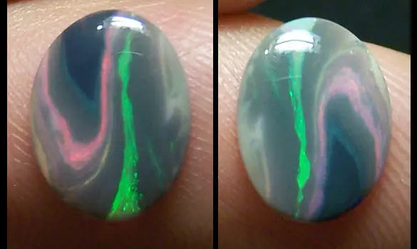 SOLID BLACK OPAL 1.30 CT AUSTRALIA