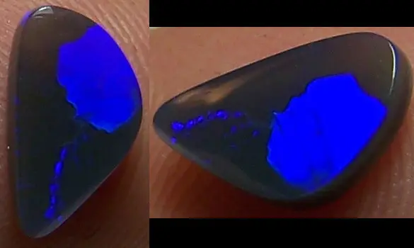 SOLID BLACK CRYSTAL OPAL 1.10 CT 