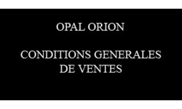 Conditions Générales de Ventes