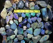 SOLID BLACK OPAL ROUGH 500CT AUSTRALIA