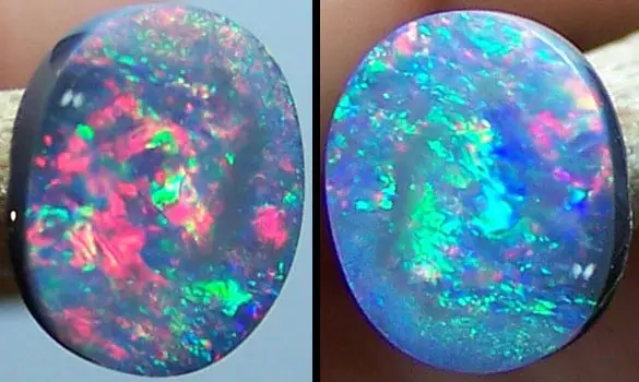 SOLID BLACK OPAL 0.55 CT AUSTRALIA