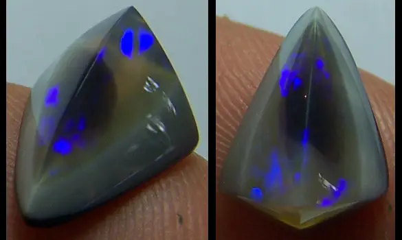 SOLID BLACK OPAL 4.15 CT AUSTRALIA