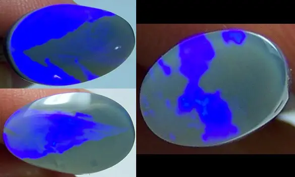 2 OPALES NOIRES 8.75 CT AUSTRALIE