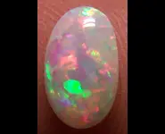 SOLID WHITE OPAL 0.90 CT C. PEDY