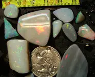 12 RUB SOLID OPAL 85 CT AUSTRALIA C.PEDY