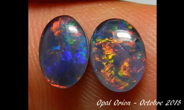OVAL OPALS TRIPLET 8X6 mm AUSTRALIA